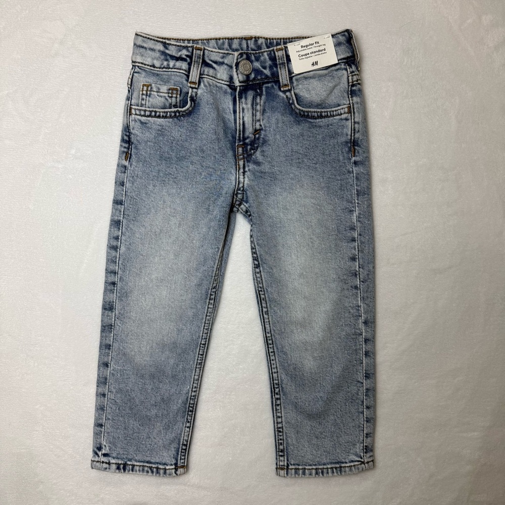 H&M Light Blue Straight Jeans for Men